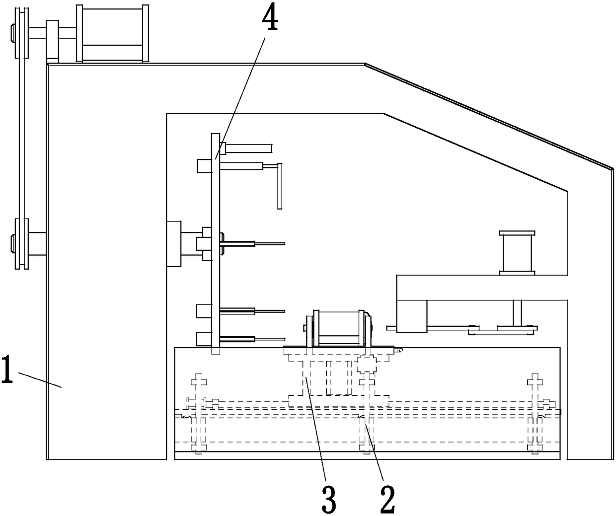 A fully automatic dismantling machine based on motor