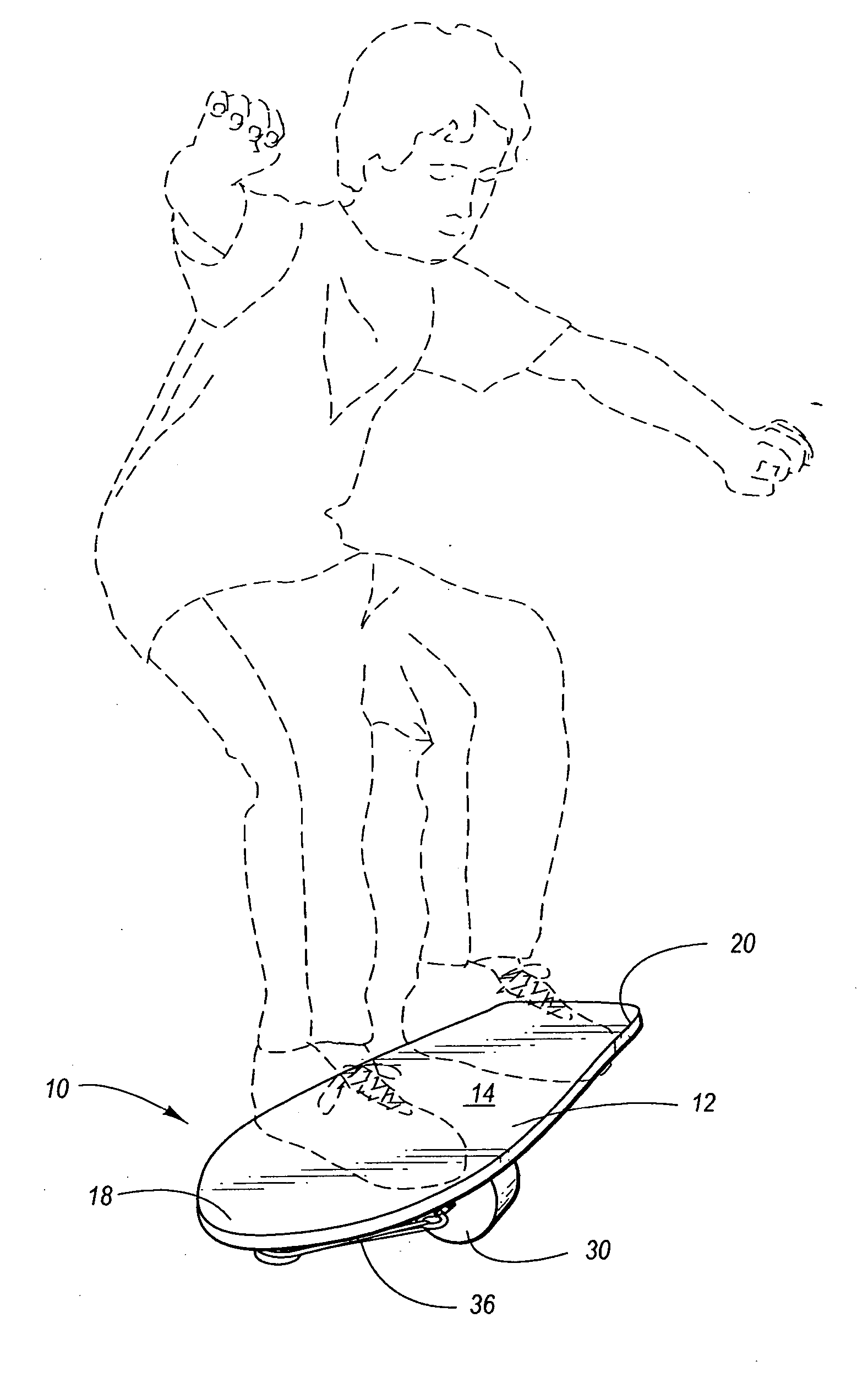 Board sport simulator and training device