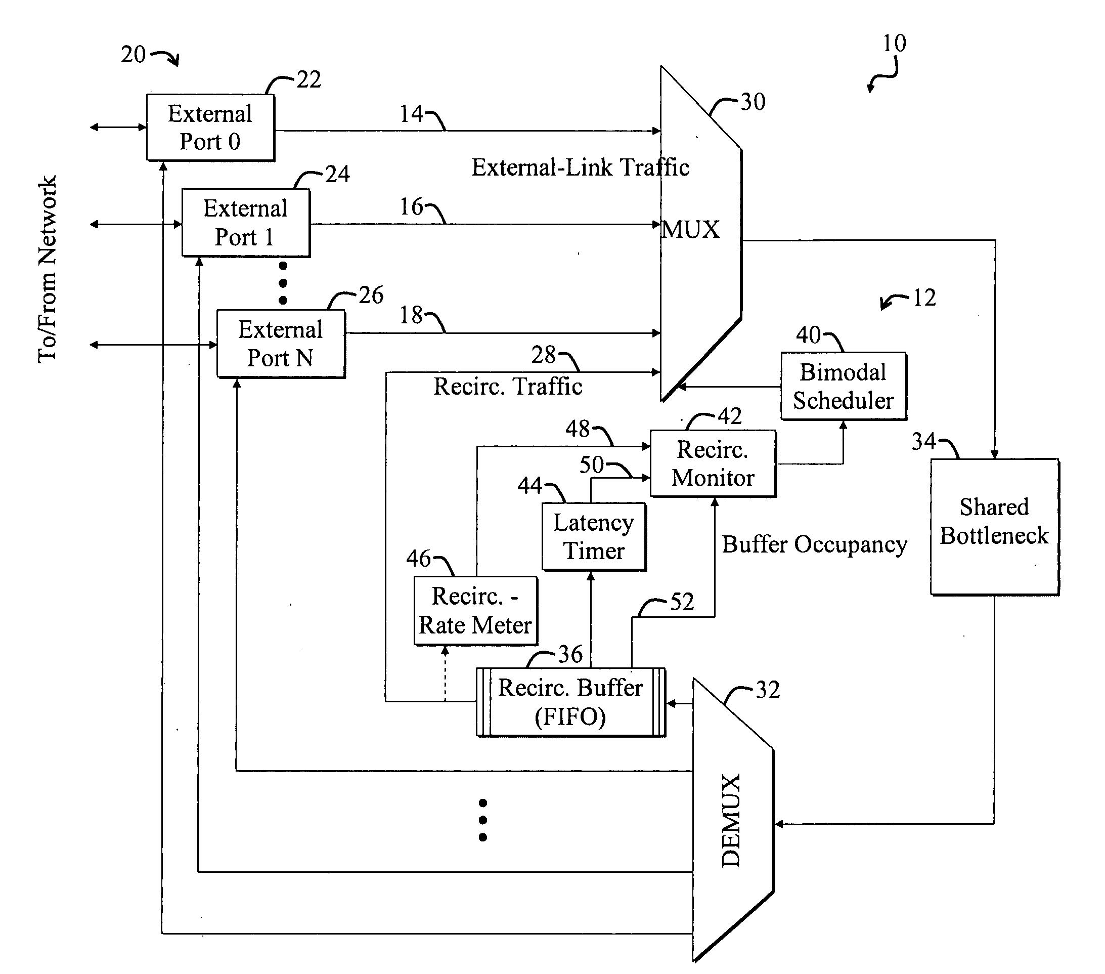 System and method for managing bandwidth