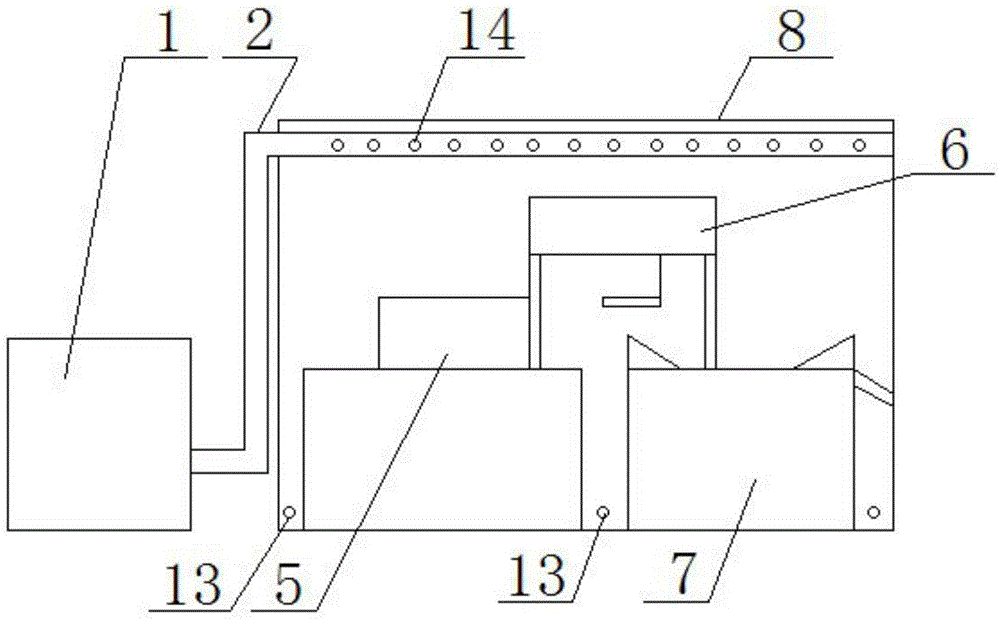 Oxidation-free brazing and heat treatment device for cemented carbide picks