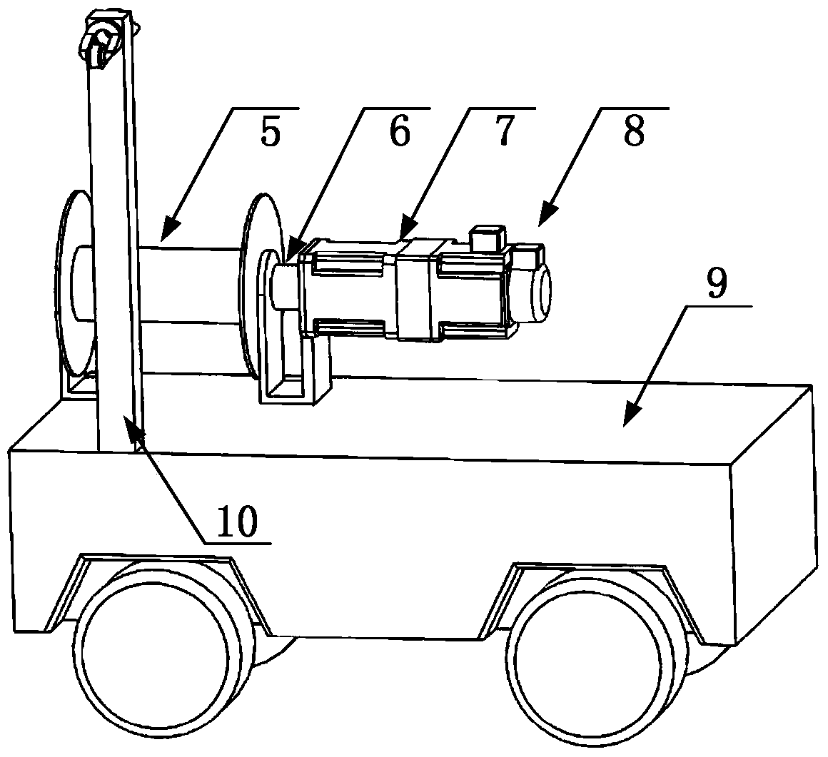 Riverway desilting mechanism based on cable driven parallel structure