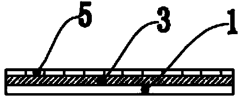 Green brick of one-step sintered glass-ceramic composite board