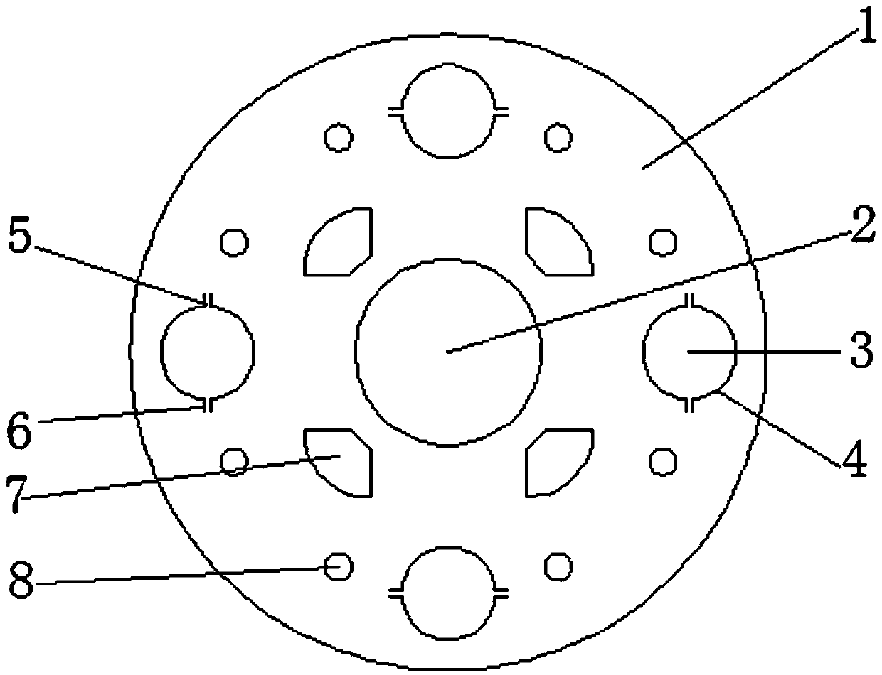 Protection disc for hammer crusher