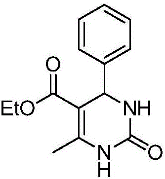 Preparation method of 3, 4-dihydropyrimidine-2-ketone derivative through high-efficient catalyzation of ethyl alcohol promoted titanocene dichloride