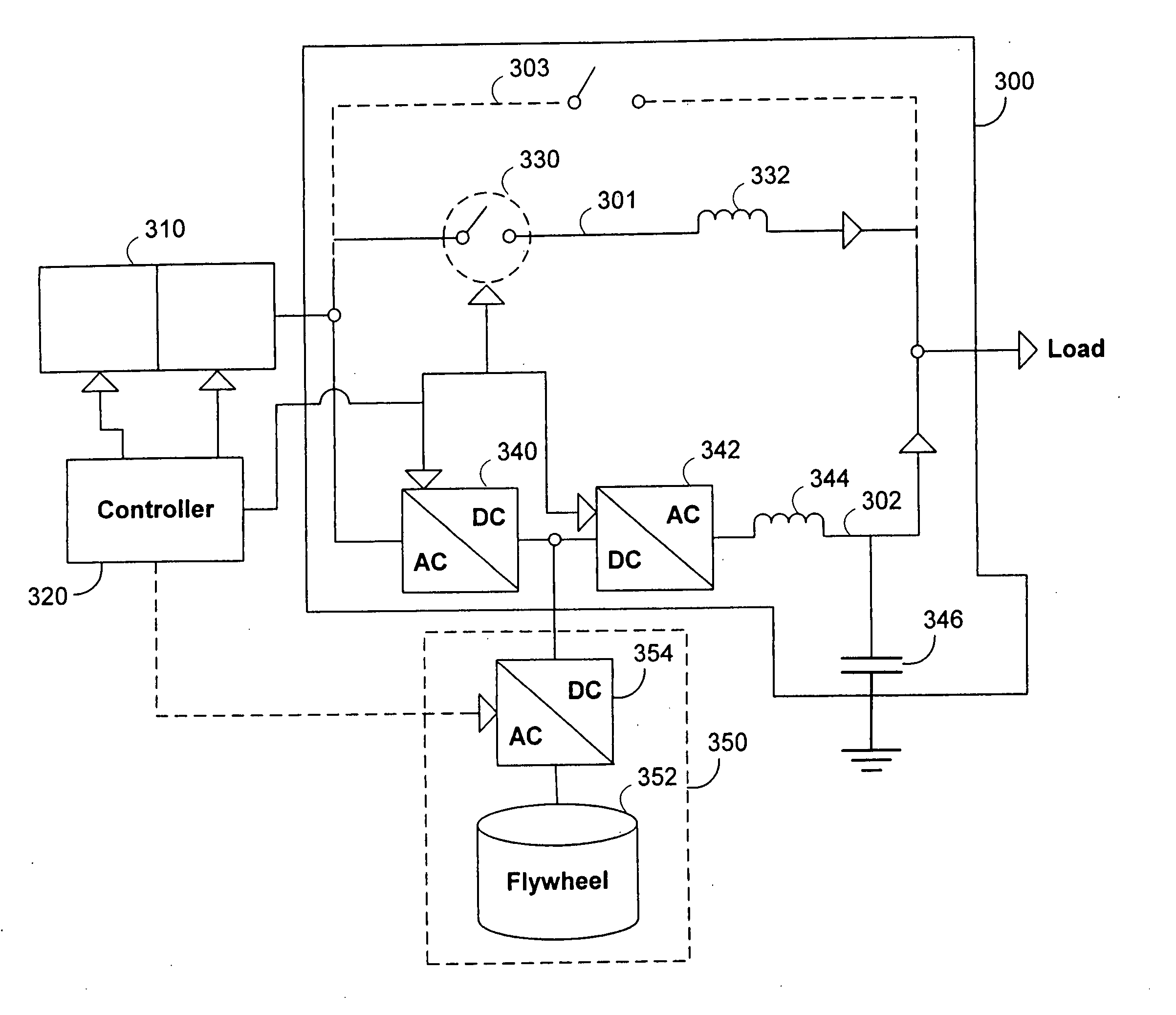 Multiple path variable speed constant frequency device having automatic power path selection capability