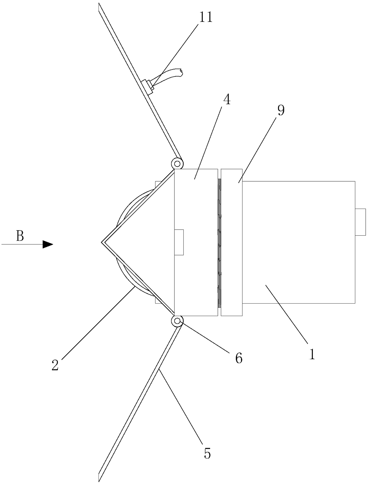 Image identification module of robot in dust environment