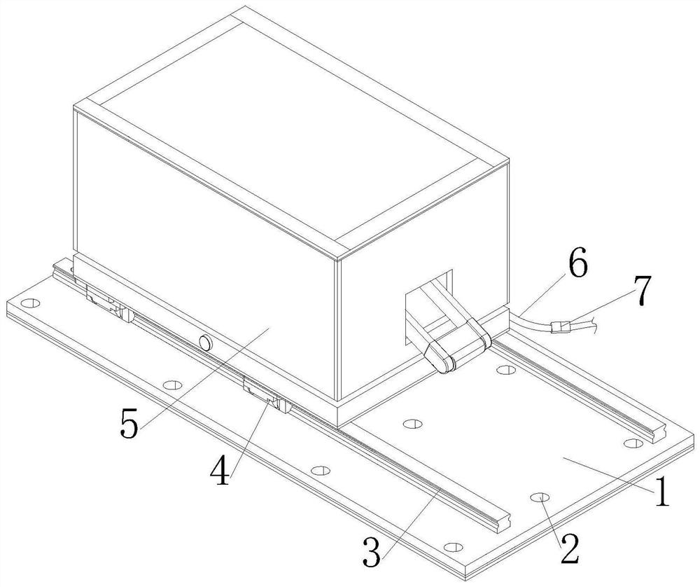 Pushing structure based on computer vision grading equipment