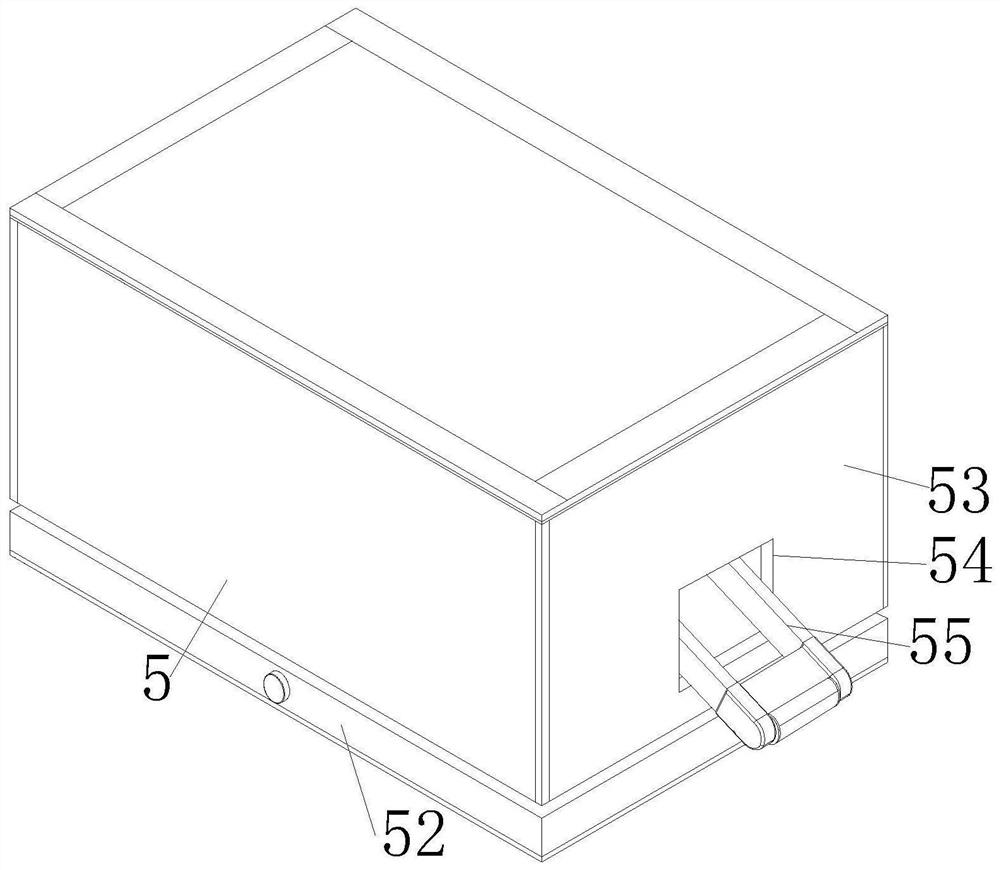 Pushing structure based on computer vision grading equipment