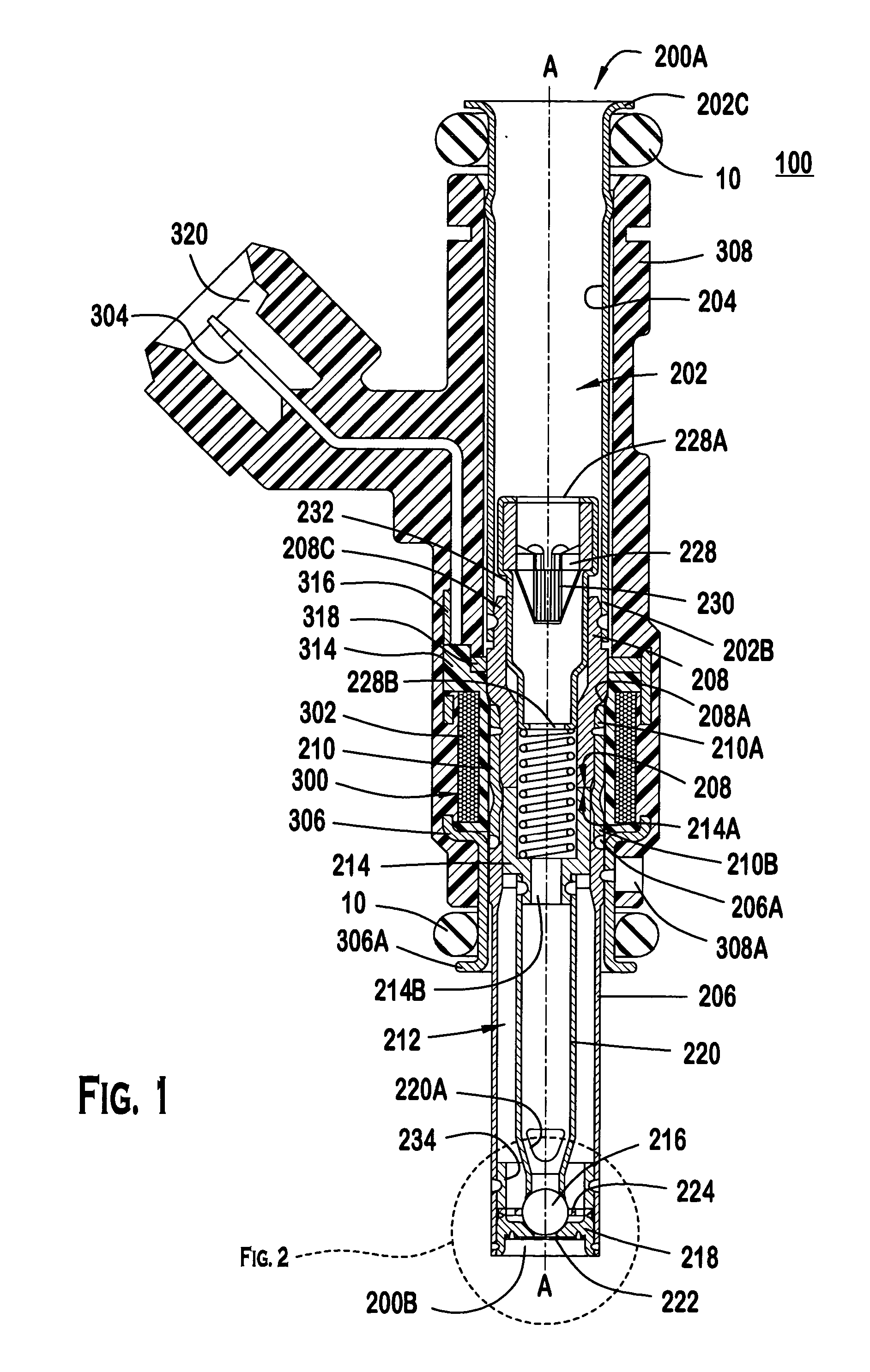 Modular fuel injector with a deep pocket seat and method of maintaining spatial orientation