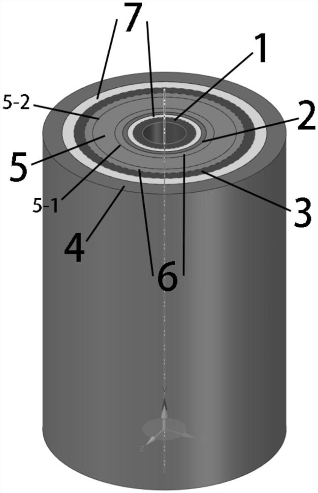 Method for preparing high-efficiency explosive composite pipe based on water pressure in local vacuum environment