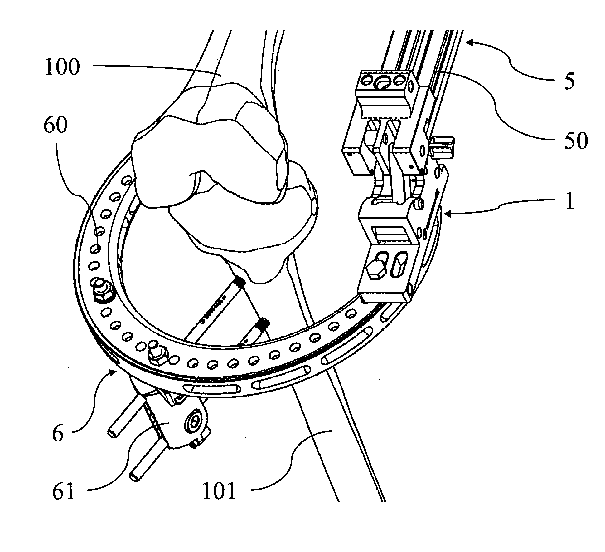 Support orthopaedic device for a knee joint