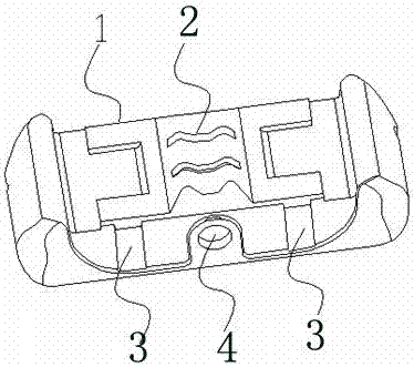 Accessory structure applied to automobile windscreen wiper