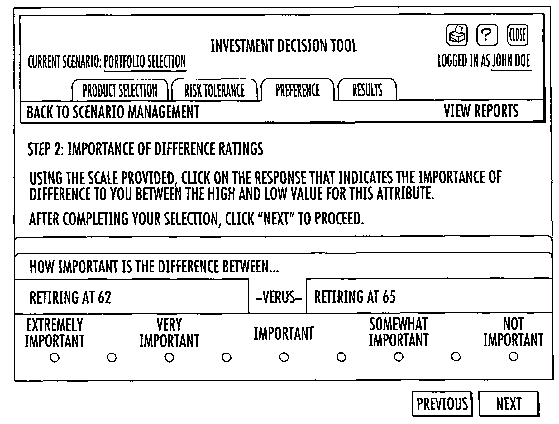 Method and system for using risk tolerance and life goal preferences and rankings to enhance financial projections