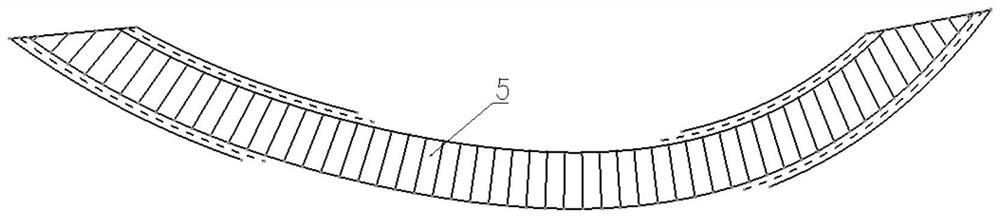 Honeycomb stabilization method for forming large-thickness large-size honeycomb sandwich structure