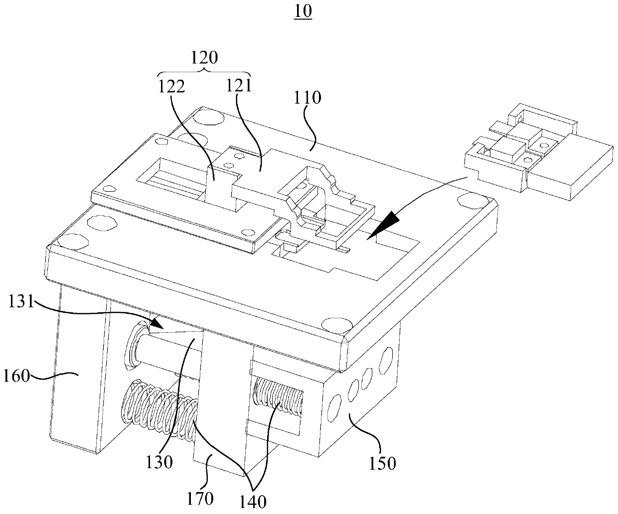 Locking screw fixing device