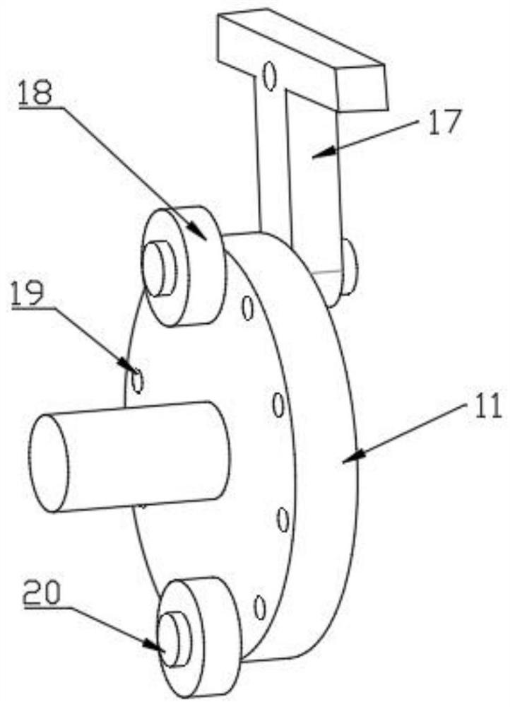 Construction waste crushing device