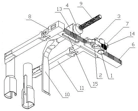 Intervertebral expander for TLIF (Transforaminal Lumbar Interbody Fusion) surgical channel