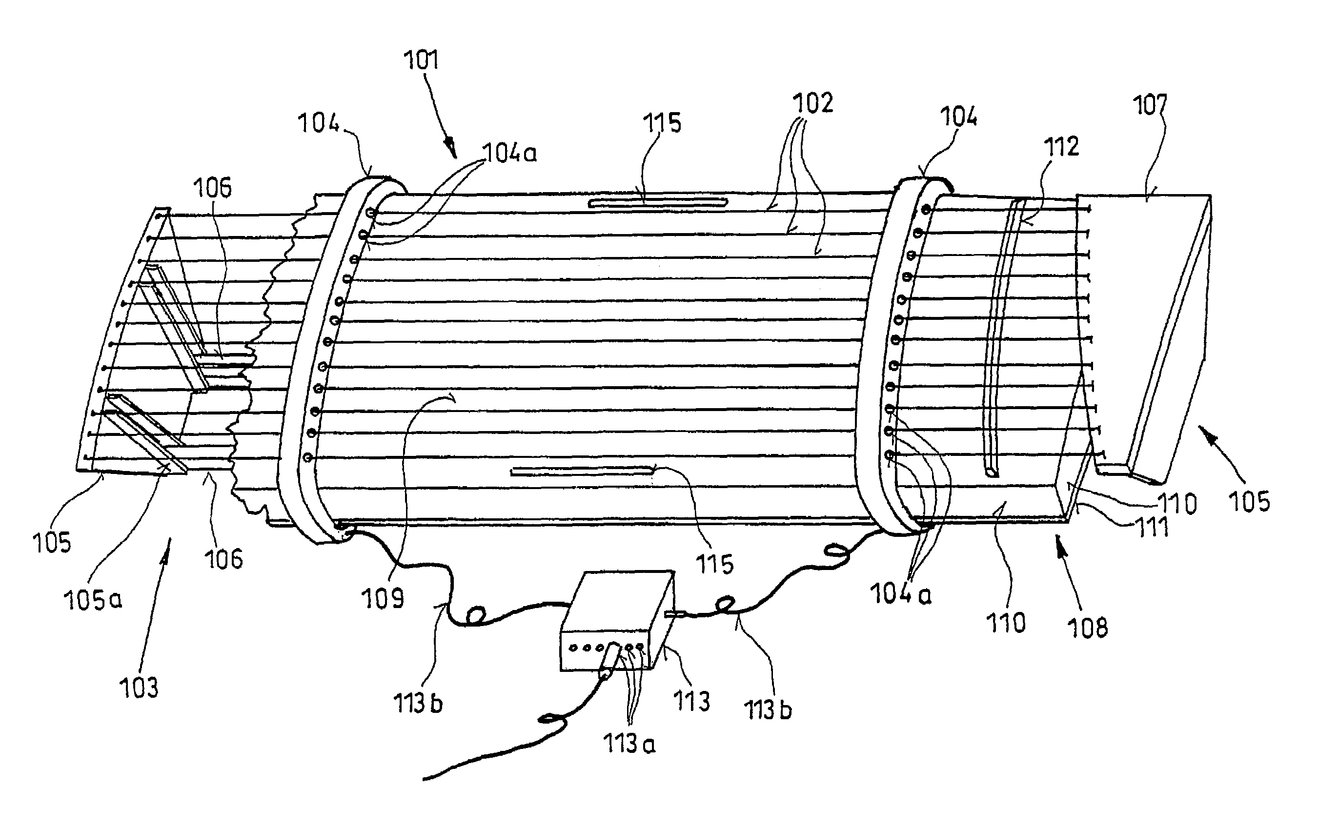 Instrument and method for generating sounds