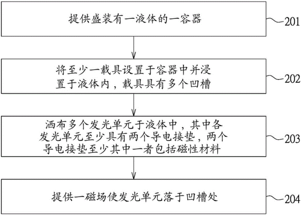 Micro luminous display device and manufacturing method thereof