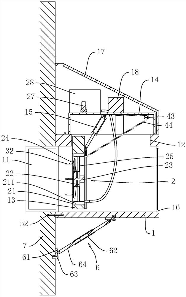 Ventilation energy-saving system of green building