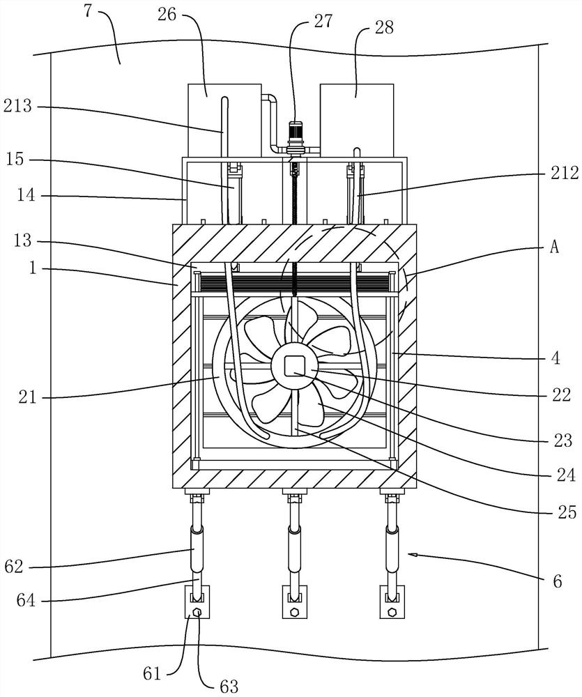 Ventilation energy-saving system of green building