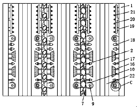 Panel cleaning and drying integration device for building construction