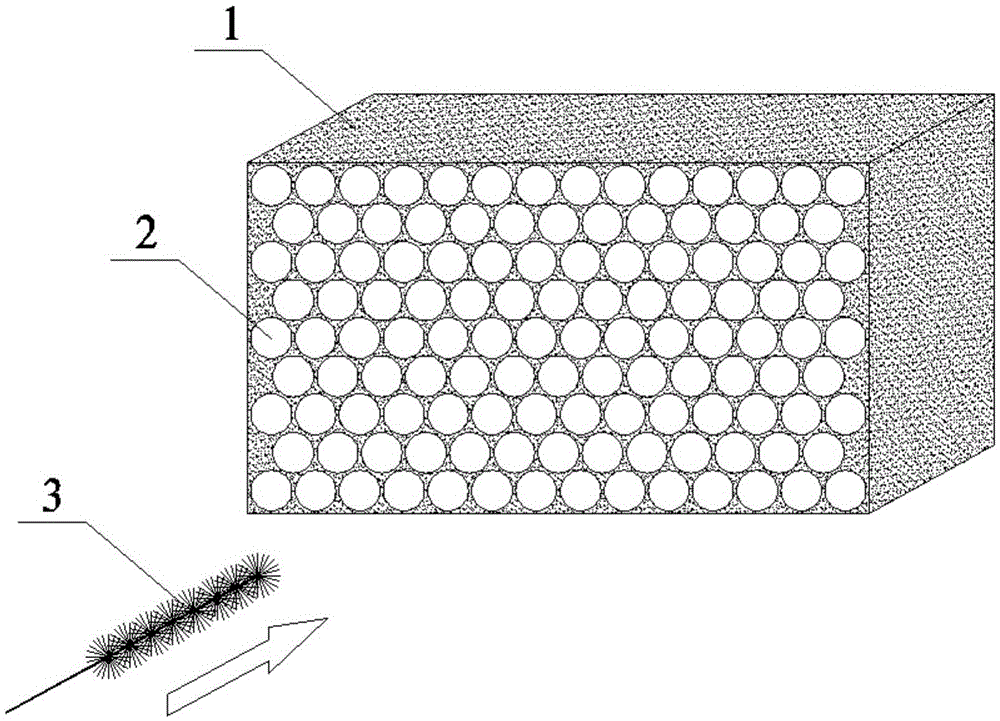 Preparation method of a high-efficiency catering oil fume treatment module