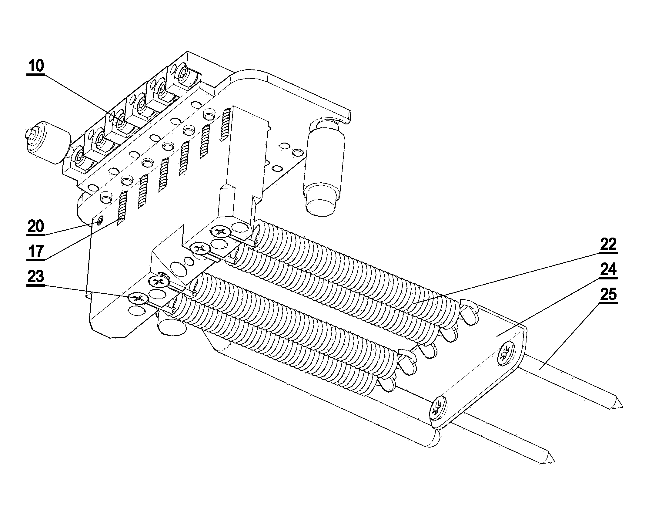 Tremolo device for stringed instrument and stringed instrument