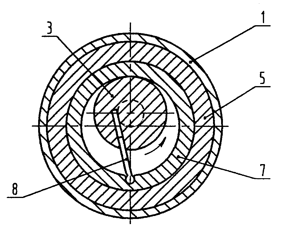 Rolling rotor compressor with servo ring hinged blades