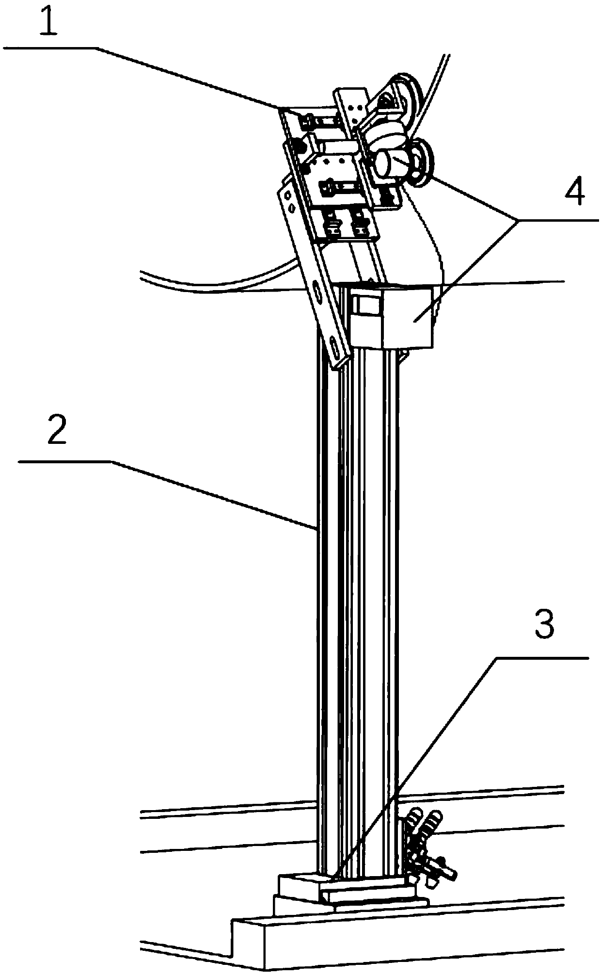 Large cylindrical part outer surface circumference measuring device and using method thereof