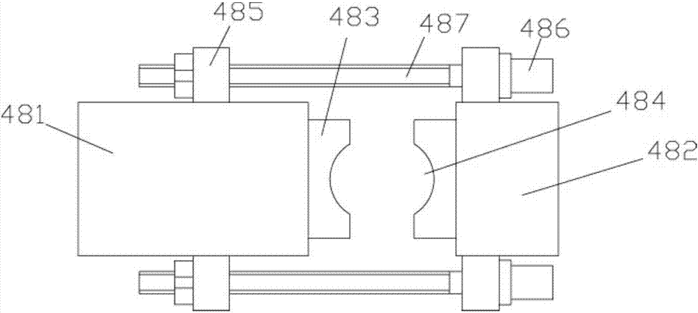 A door-shaped mobile spraying equipment