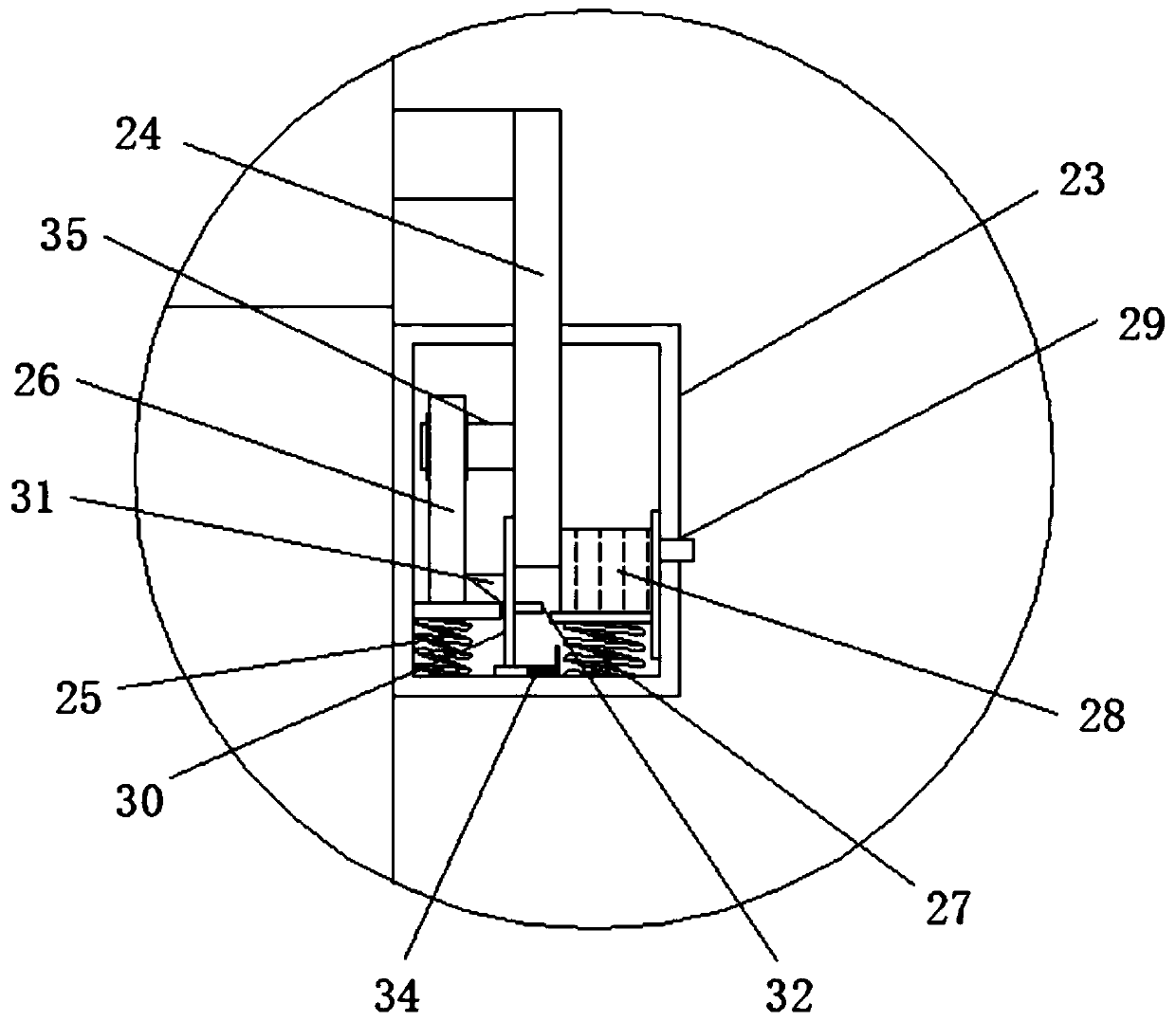 Outdoor equipment protection mechanism with damp-proof and reinforcing functions