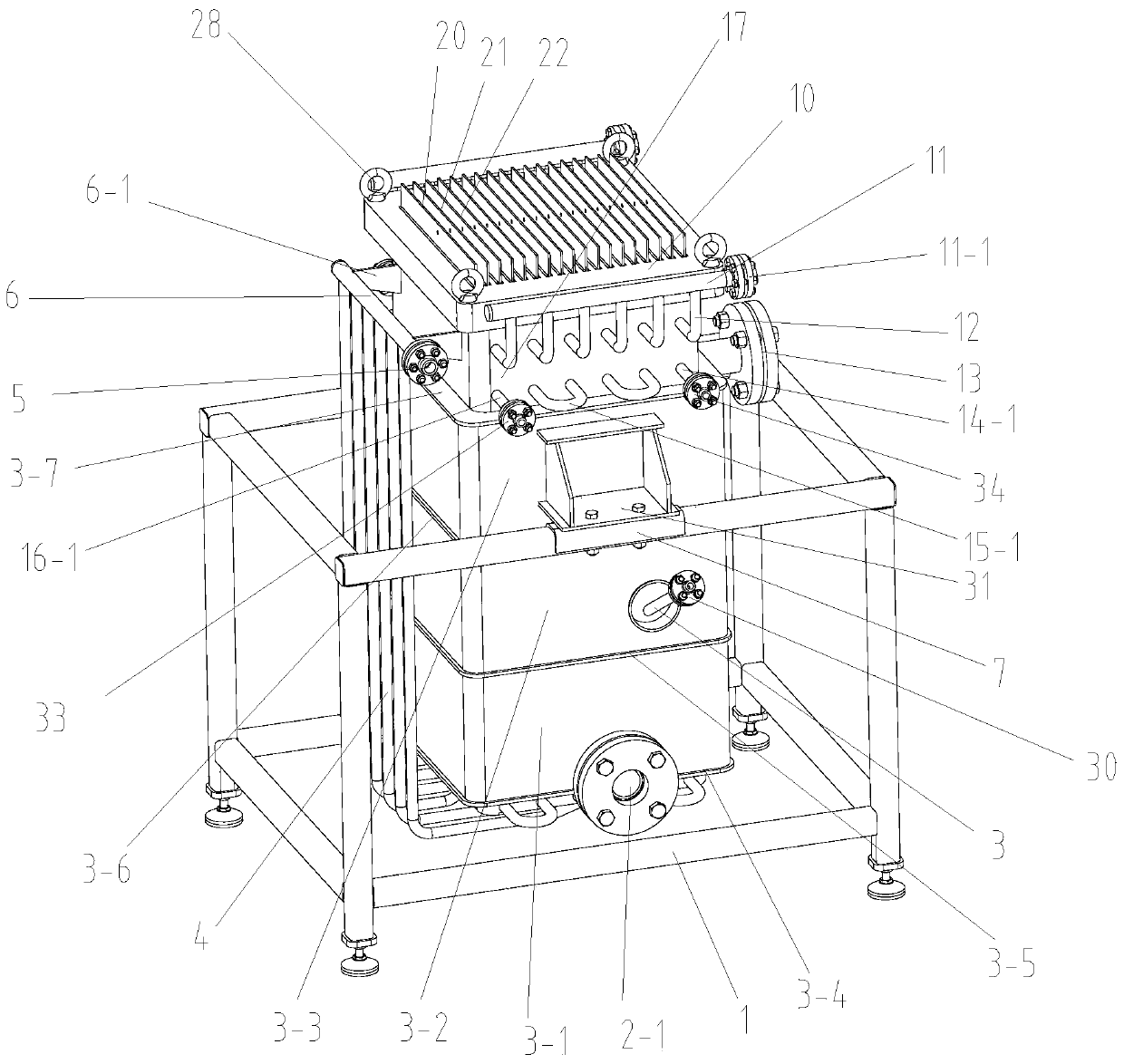 Multistage electrolytic cell