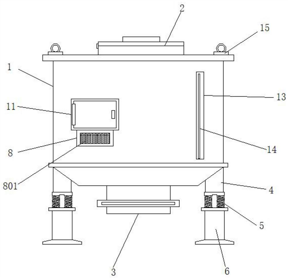 Large-water-surface fishery resource proliferation and release device