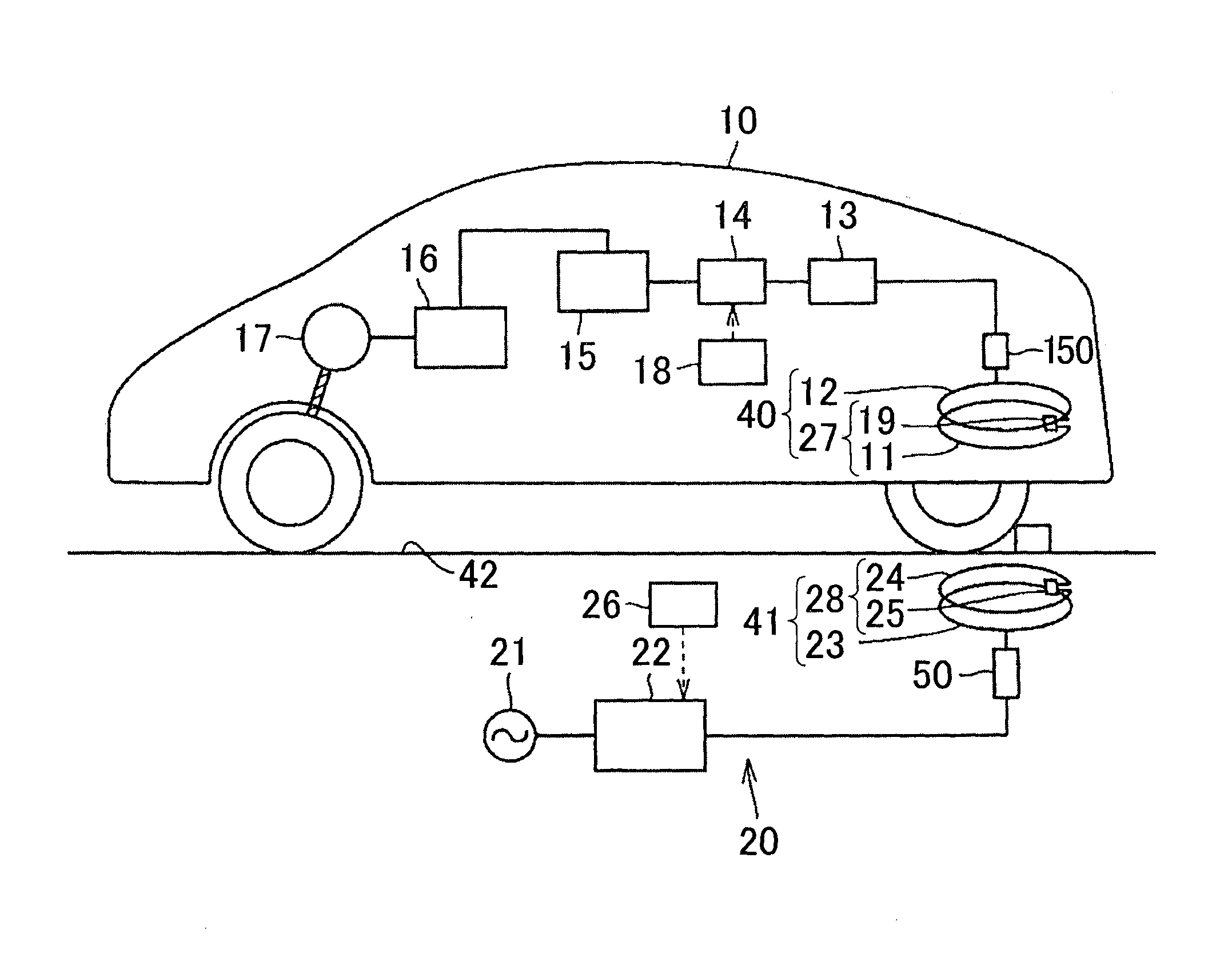 Power transmitting device, vehicle, and power transfer system