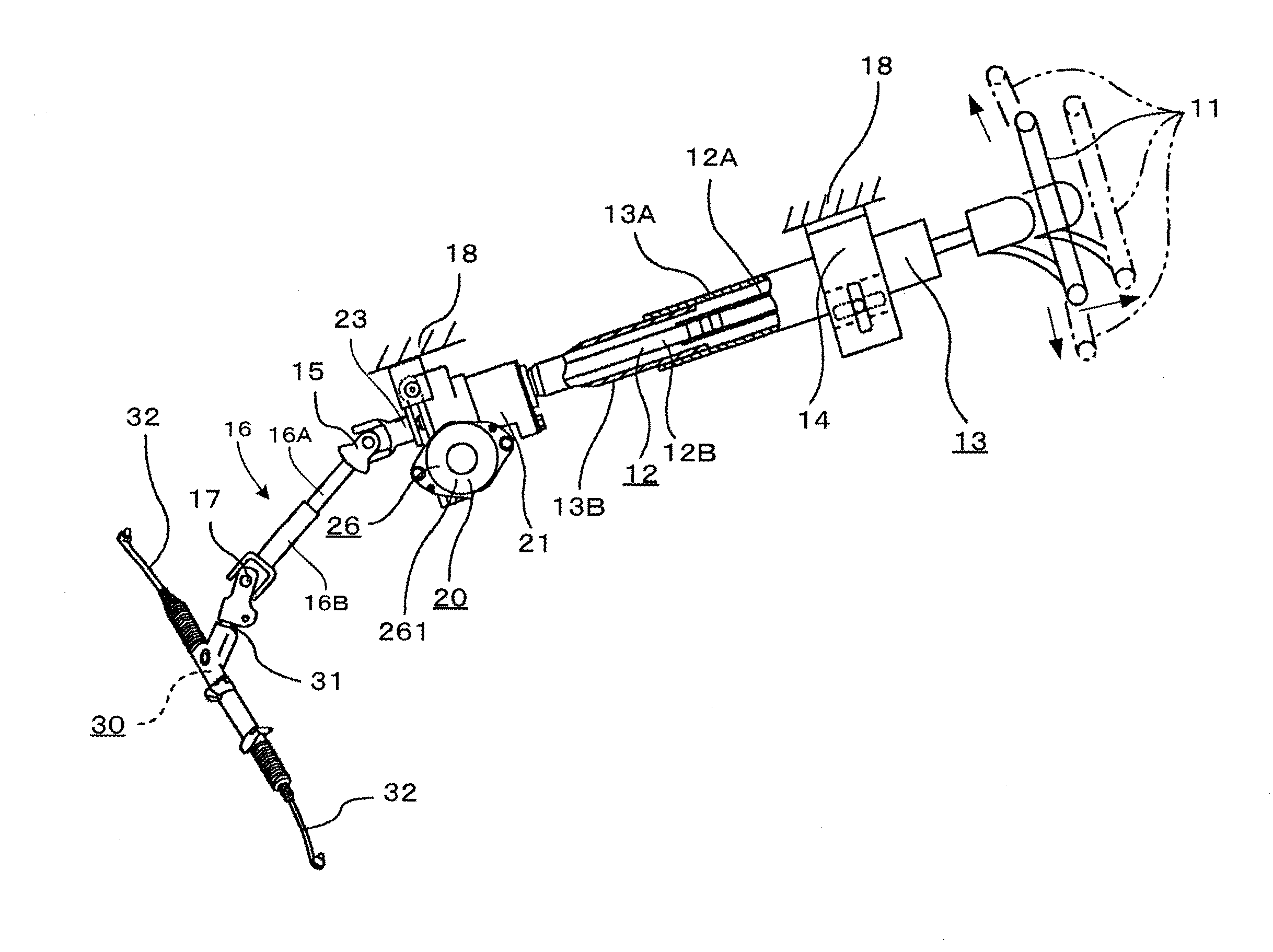 Telescopic shaft