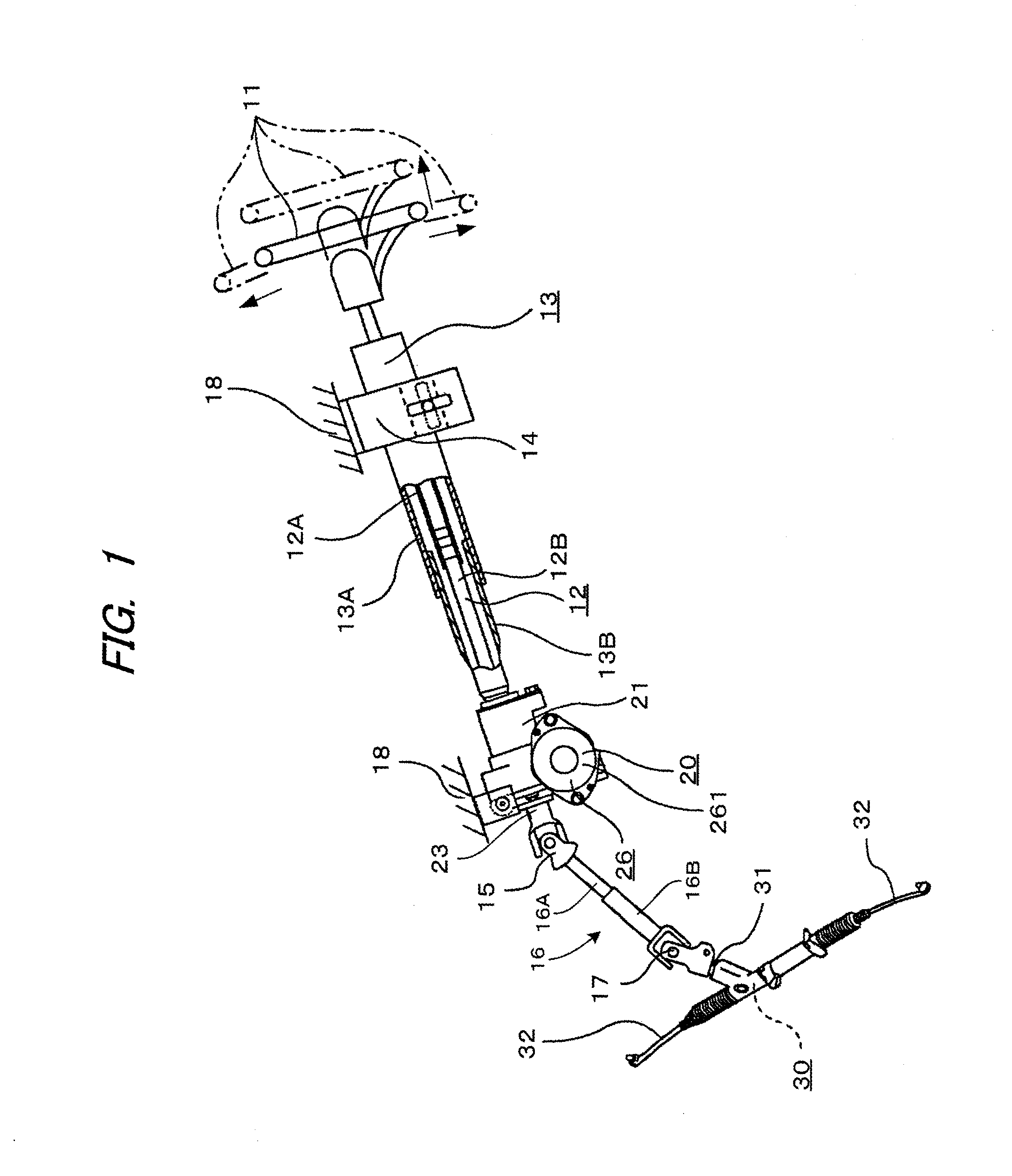 Telescopic shaft