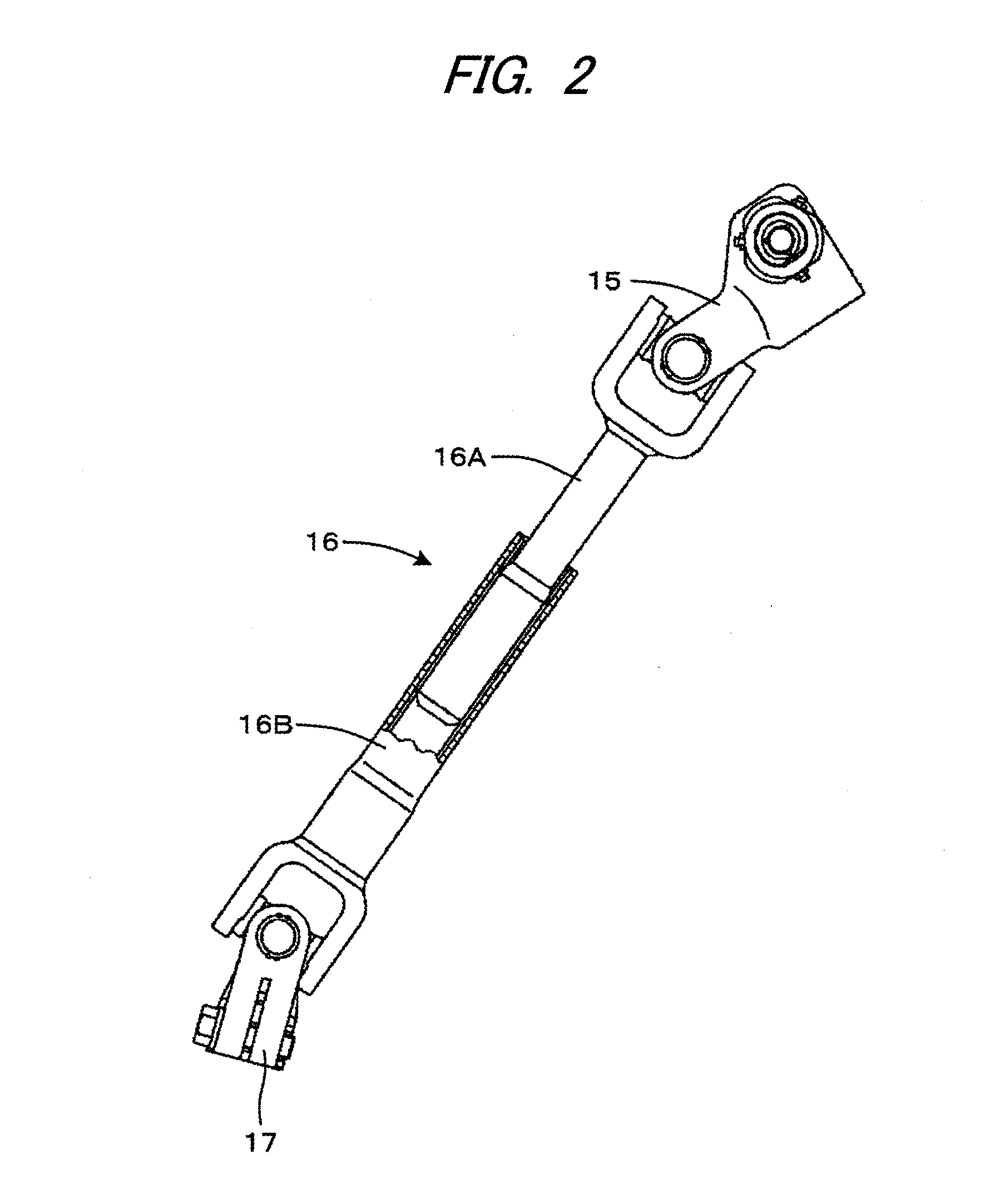 Telescopic shaft