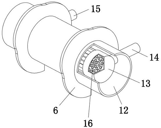 Energy-saving and high-efficiency wet garbage drying device