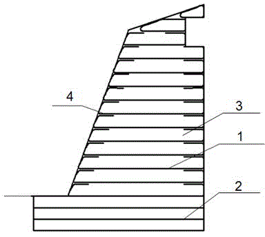 Oil tank reinforced earth protective body and construction method thereof