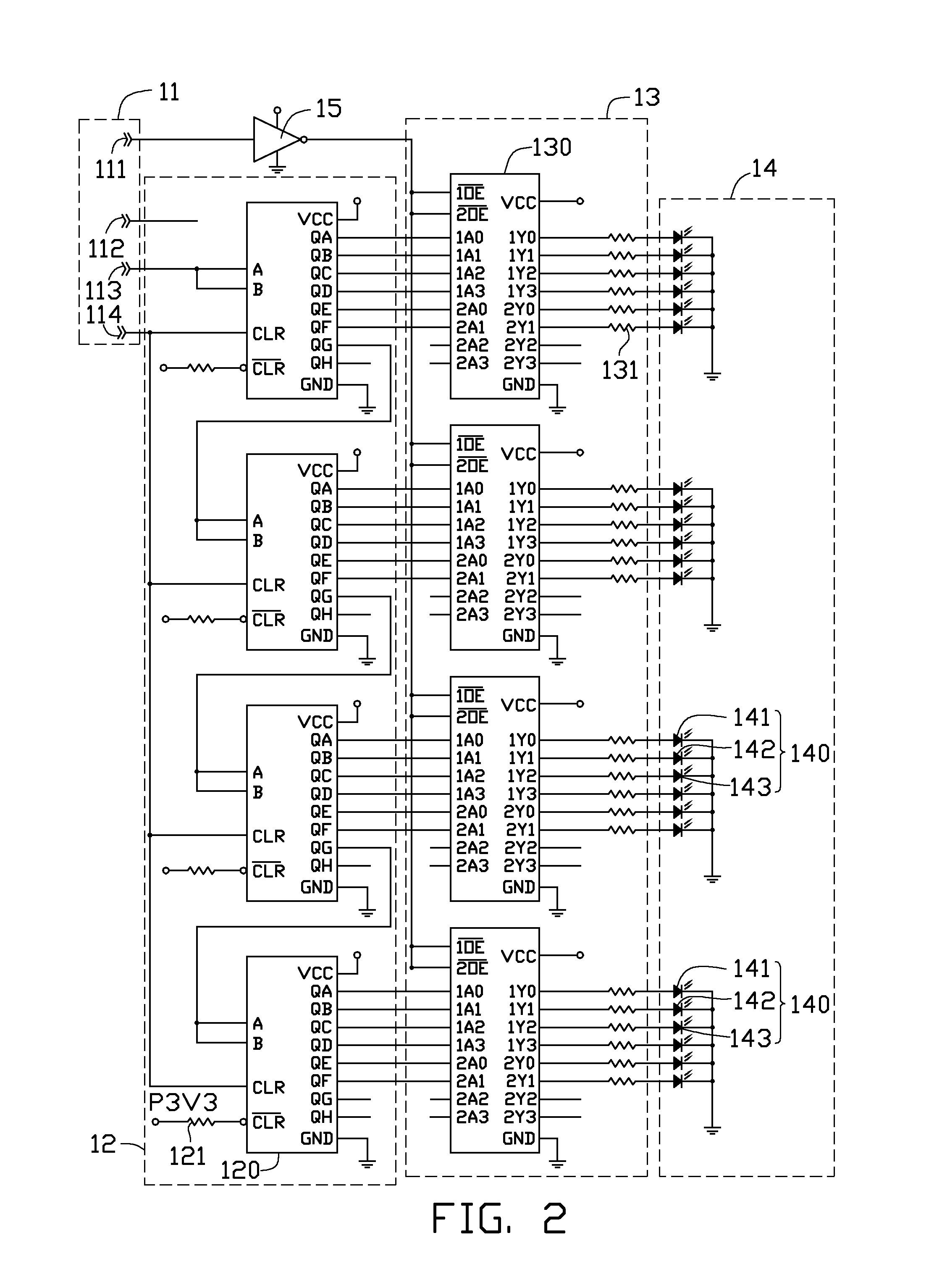 Device for indicating status of hard disk