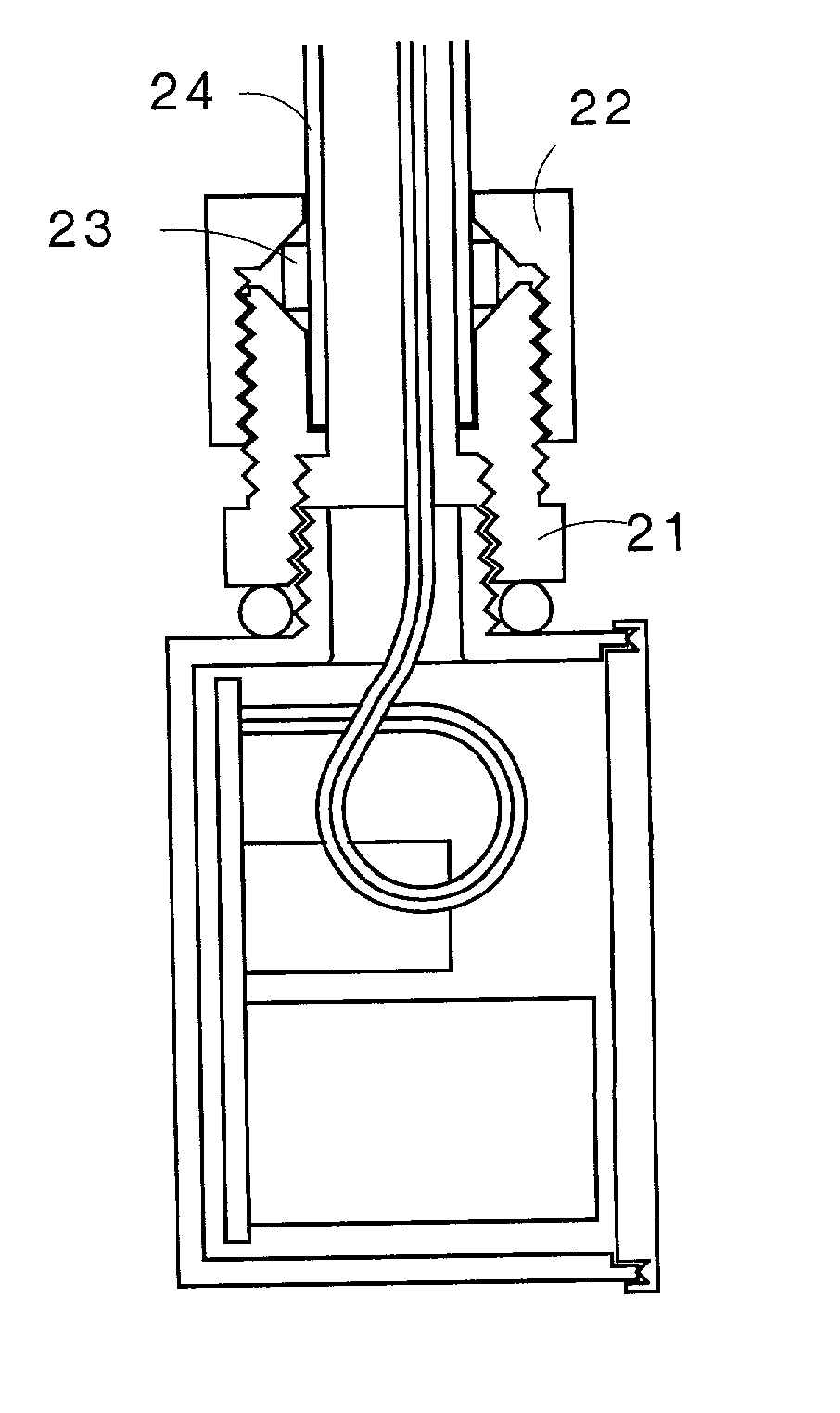 Watertight housing for electrical devices