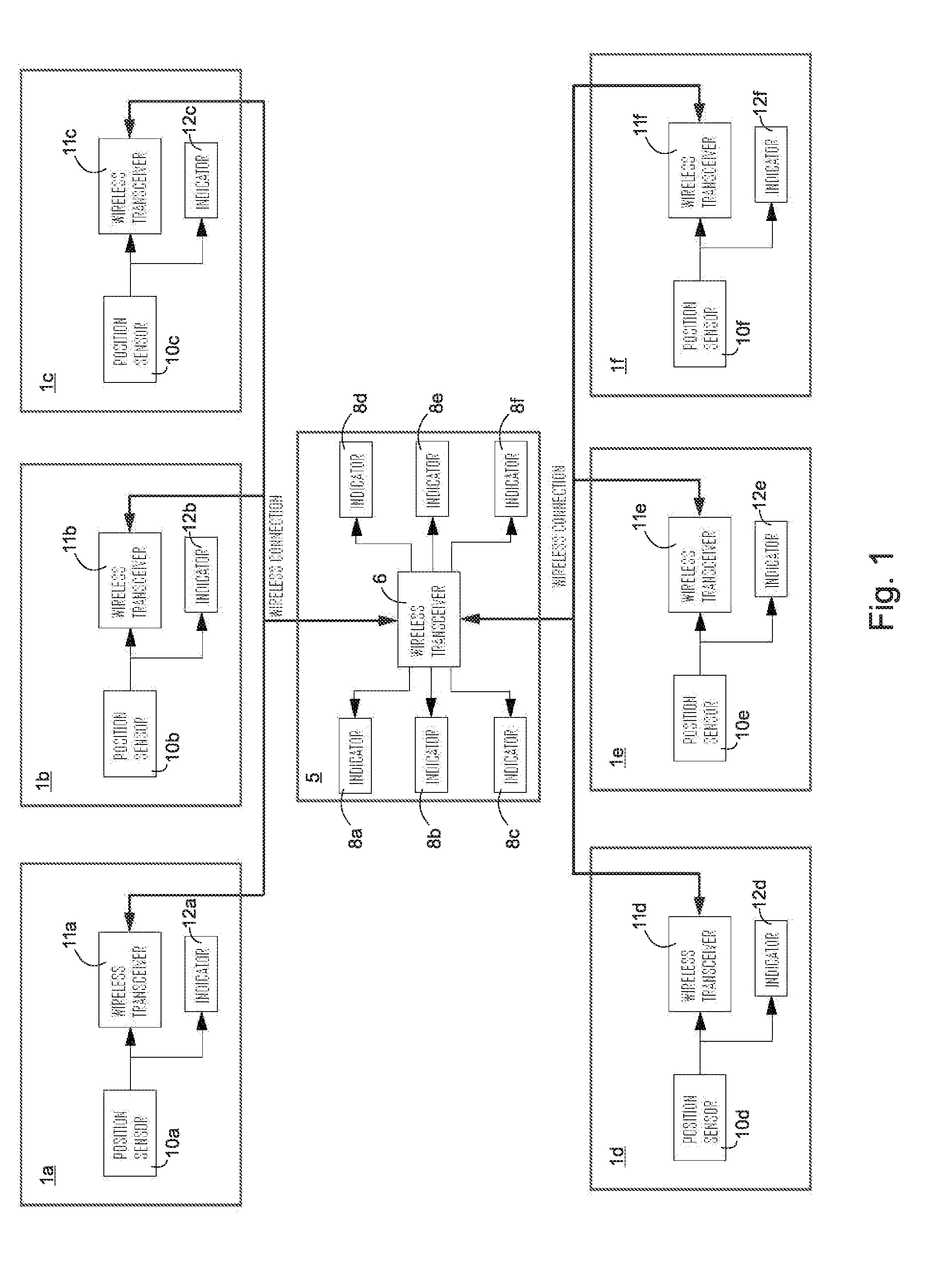 Oil port position sensing device