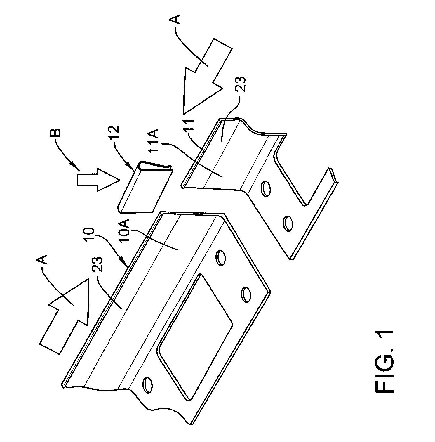 Landscape edging clip