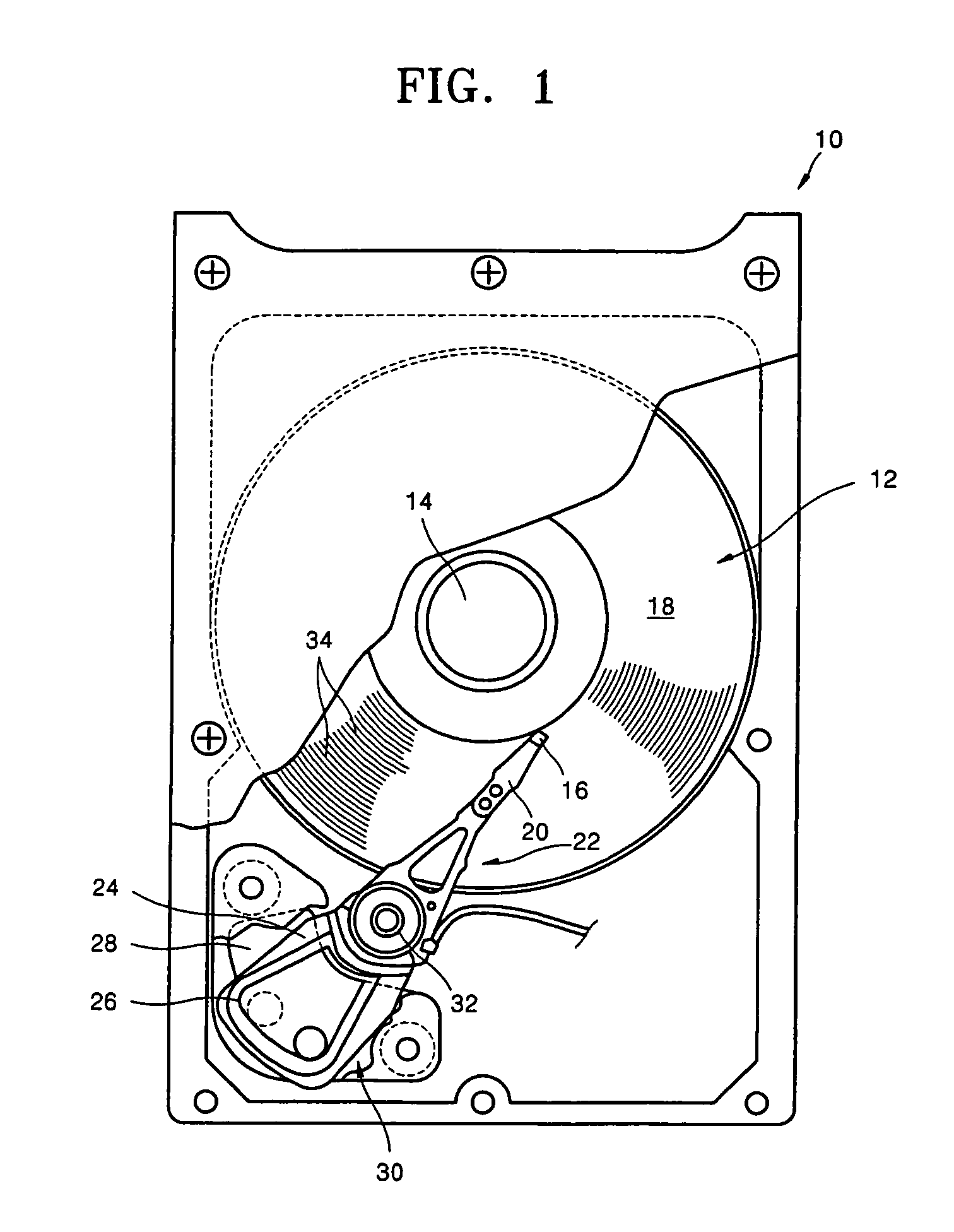 Method of varying recording density of data storage medium and disk drive using the method