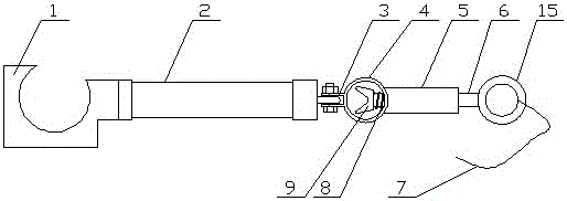 Multifunctional temporary suspension device of distribution network for uninterruptible operation