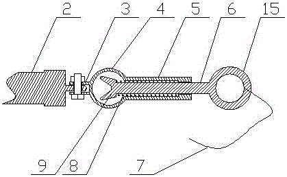 Multifunctional temporary suspension device of distribution network for uninterruptible operation