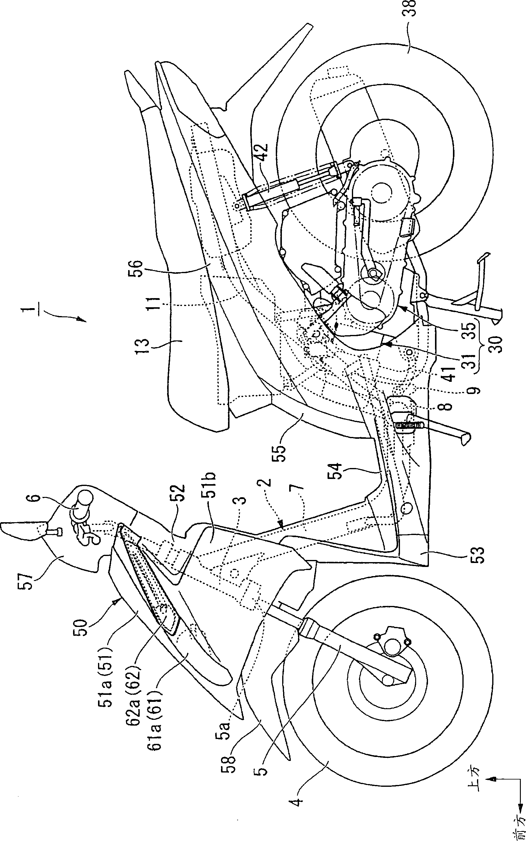 Illuminator structure for vehicle