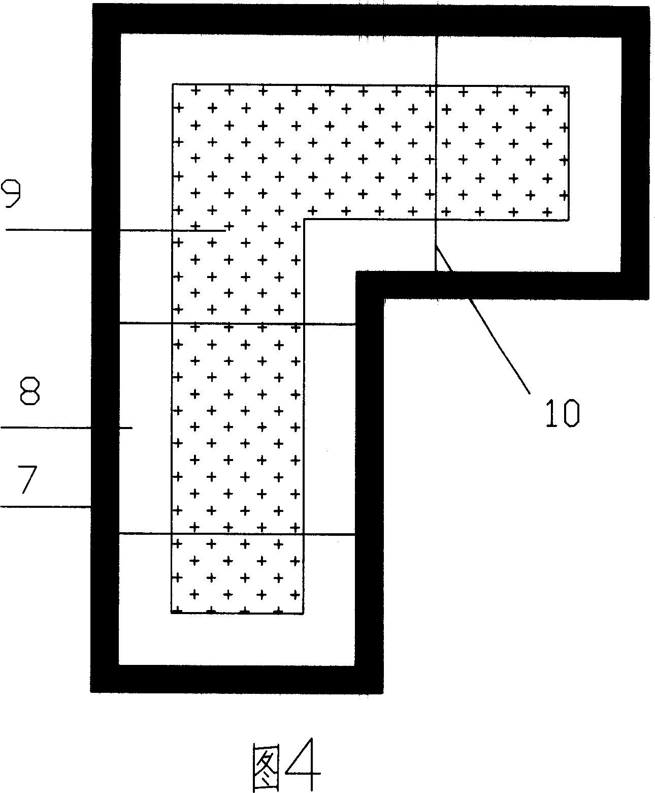 Steel-self dense concrete built-up construction reinforcing means