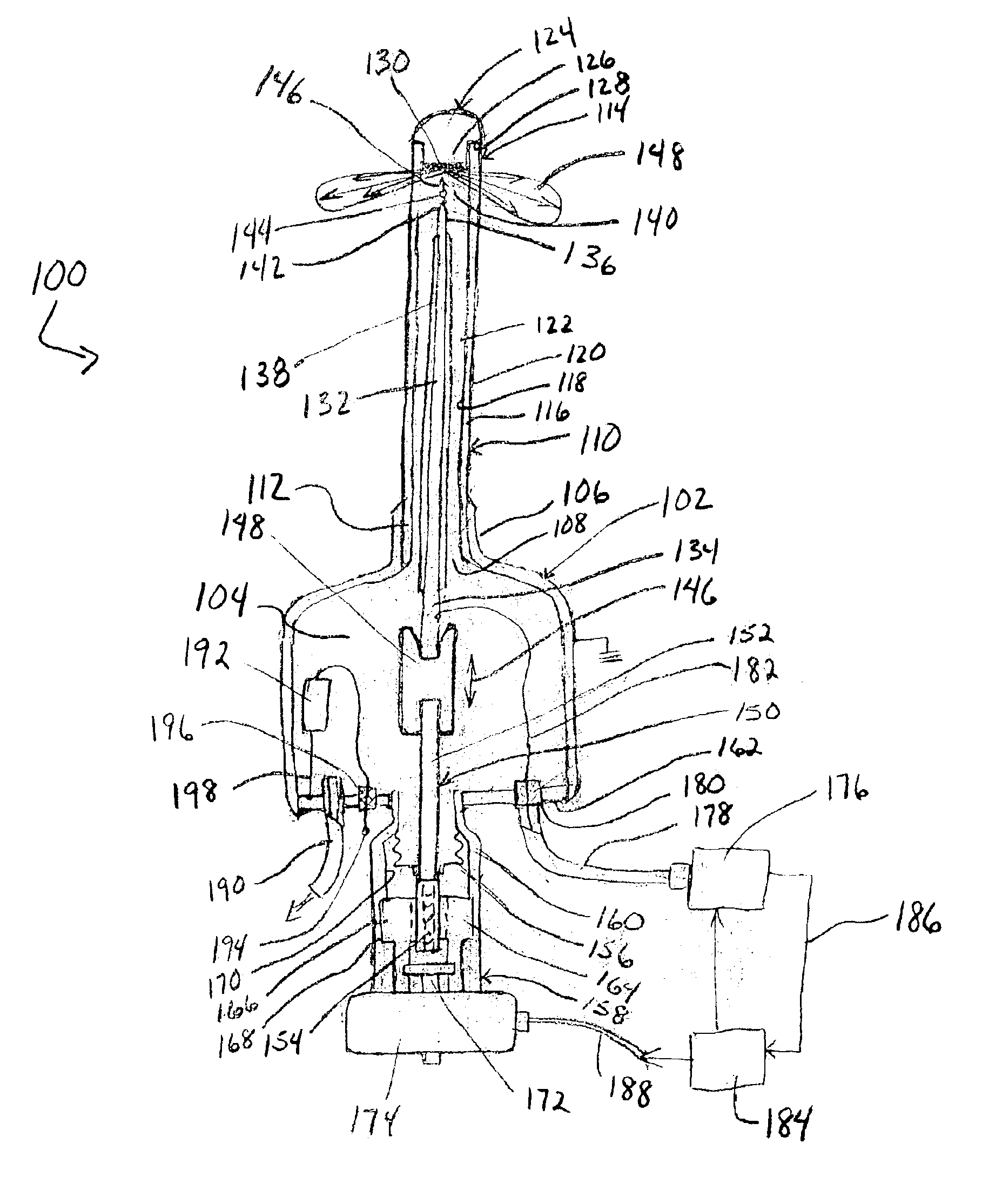 X-ray apparatus with field emission current stabilization and method of providing x-ray radiation therapy